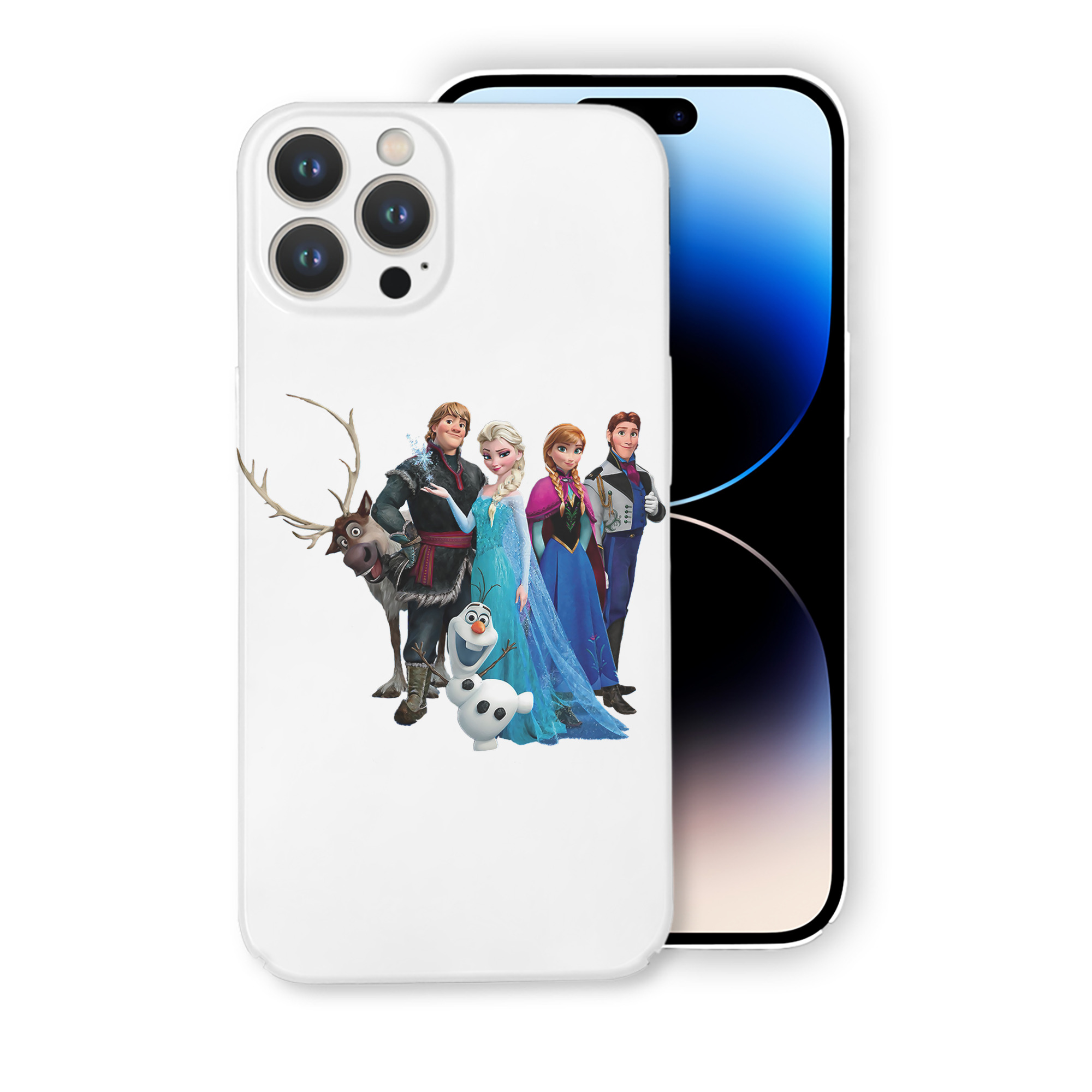 （画像用） アナと雪の女王 アンナ エルサ Frozen Anna Elsa 【iPhone 14シリーズ対応】ハードケース